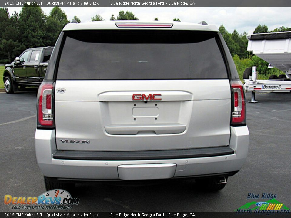 2016 GMC Yukon SLT Quicksilver Metallic / Jet Black Photo #4