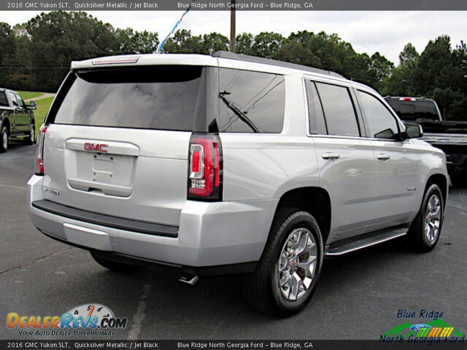 2016 GMC Yukon SLT Quicksilver Metallic / Jet Black Photo #5