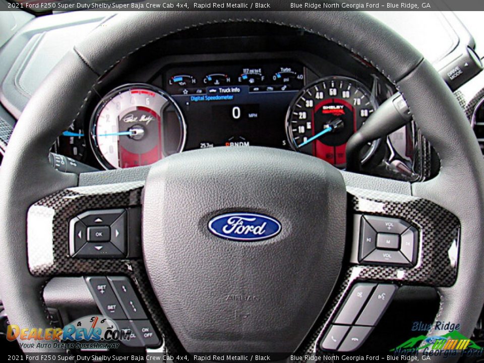 2021 Ford F250 Super Duty Shelby Super Baja Crew Cab 4x4 Steering Wheel Photo #23
