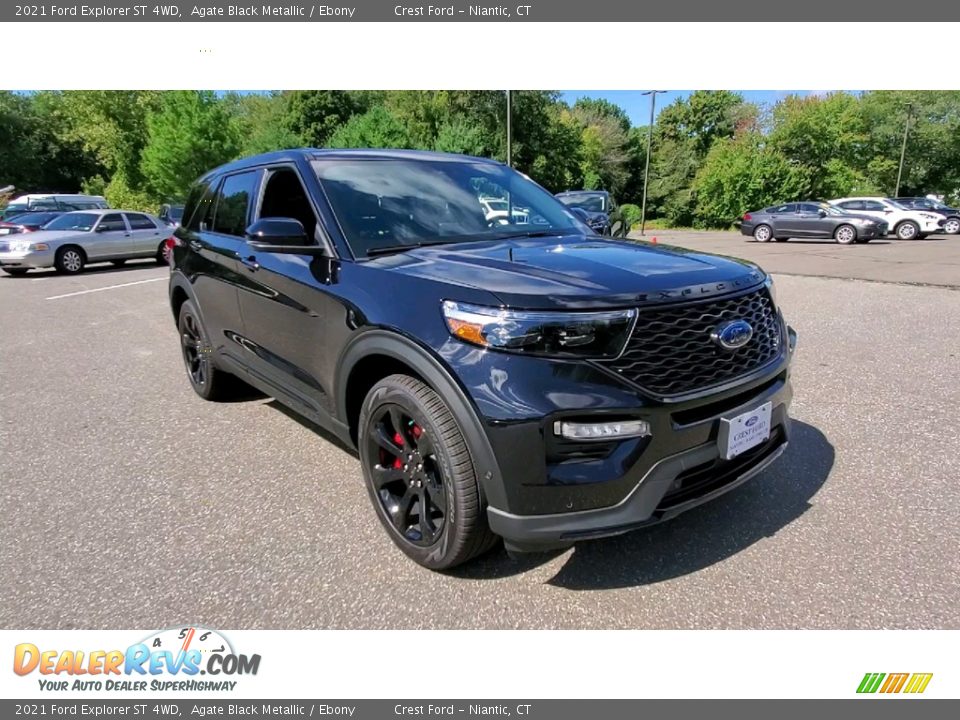 Front 3/4 View of 2021 Ford Explorer ST 4WD Photo #1