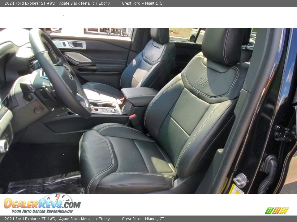 Front Seat of 2021 Ford Explorer ST 4WD Photo #11