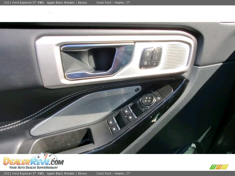 2021 Ford Explorer ST 4WD Agate Black Metallic / Ebony Photo #12