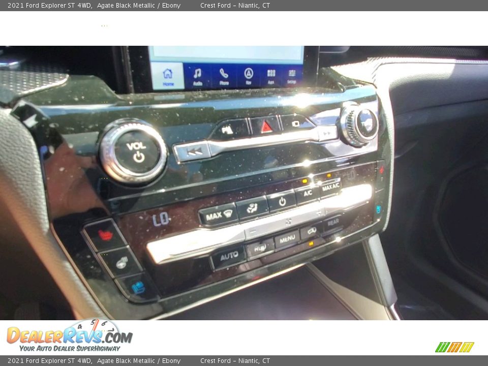 2021 Ford Explorer ST 4WD Agate Black Metallic / Ebony Photo #15
