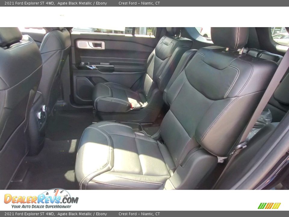 2021 Ford Explorer ST 4WD Agate Black Metallic / Ebony Photo #17
