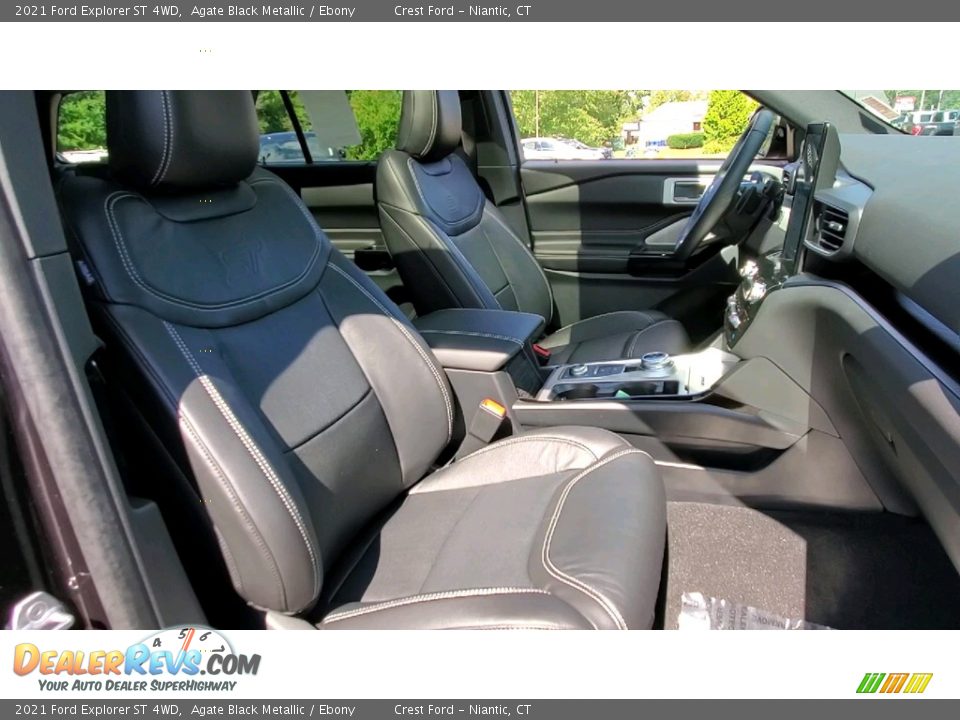 2021 Ford Explorer ST 4WD Agate Black Metallic / Ebony Photo #24