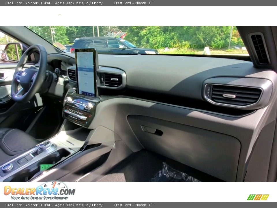 2021 Ford Explorer ST 4WD Agate Black Metallic / Ebony Photo #25