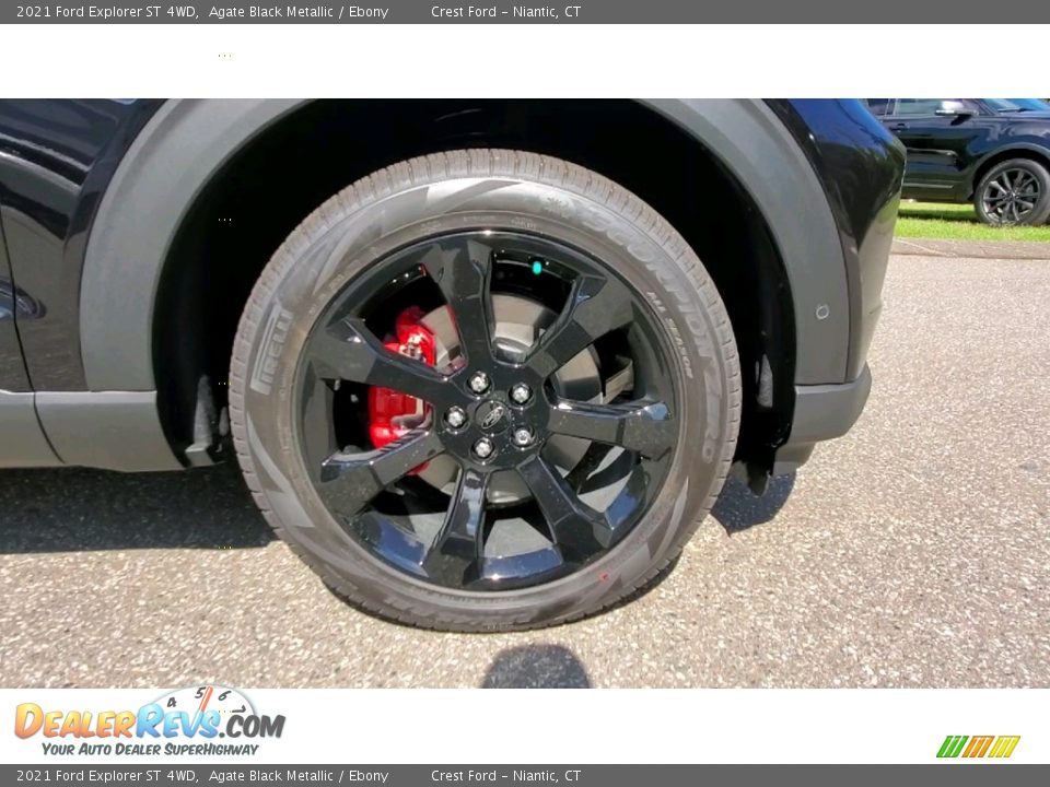 2021 Ford Explorer ST 4WD Agate Black Metallic / Ebony Photo #26