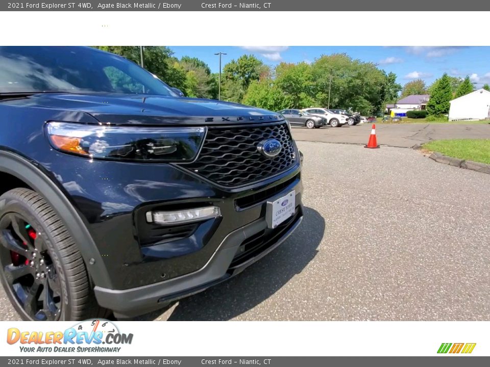 2021 Ford Explorer ST 4WD Agate Black Metallic / Ebony Photo #27
