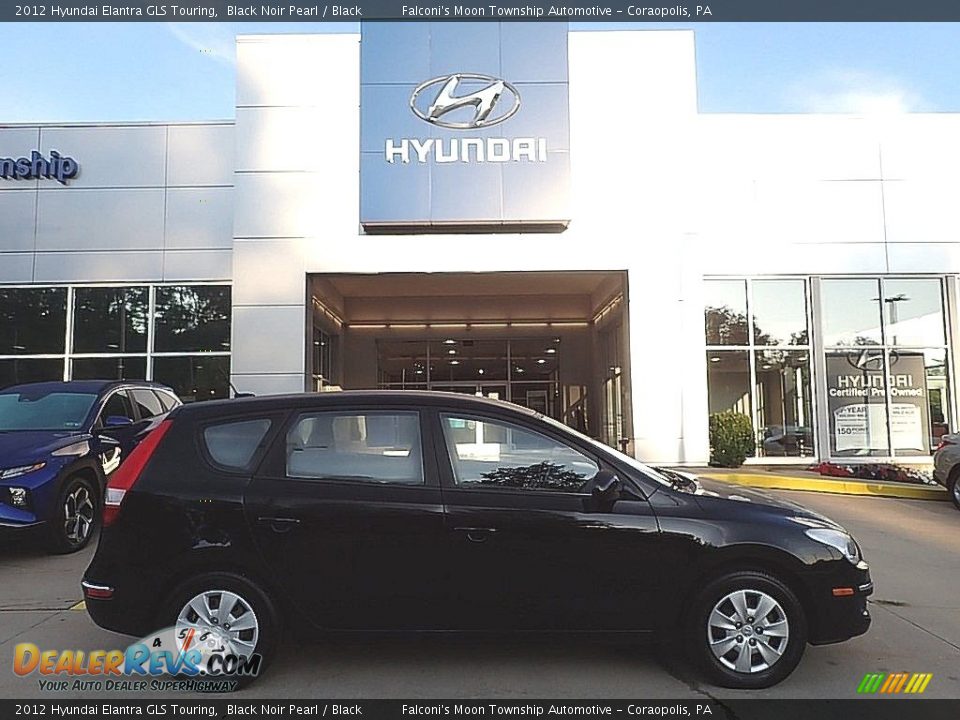 2012 Hyundai Elantra GLS Touring Black Noir Pearl / Black Photo #1