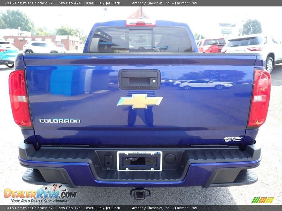 2016 Chevrolet Colorado Z71 Crew Cab 4x4 Laser Blue / Jet Black Photo #4