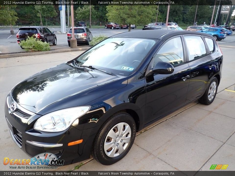 2012 Hyundai Elantra GLS Touring Black Noir Pearl / Black Photo #7