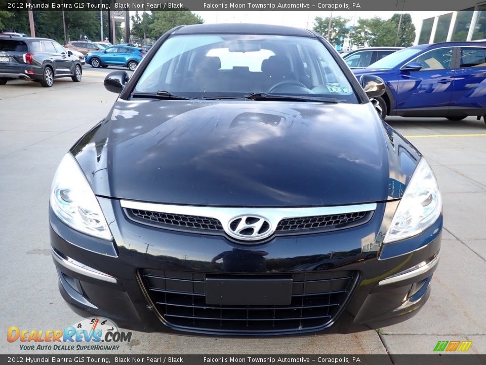 2012 Hyundai Elantra GLS Touring Black Noir Pearl / Black Photo #8