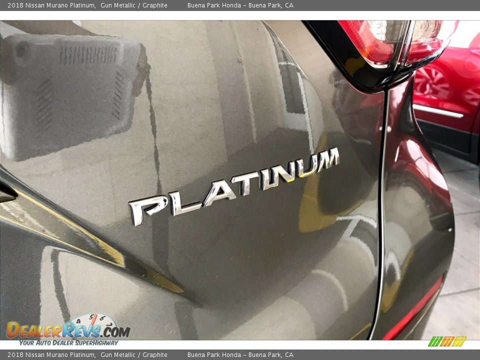 2018 Nissan Murano Platinum Gun Metallic / Graphite Photo #7