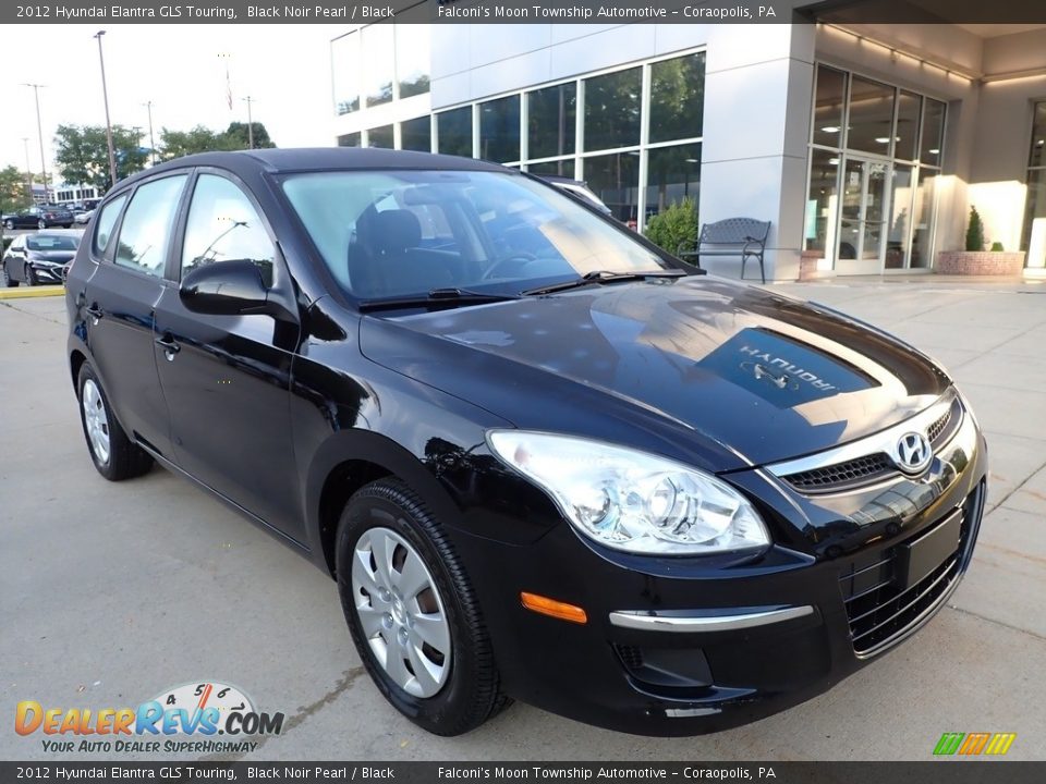 2012 Hyundai Elantra GLS Touring Black Noir Pearl / Black Photo #9