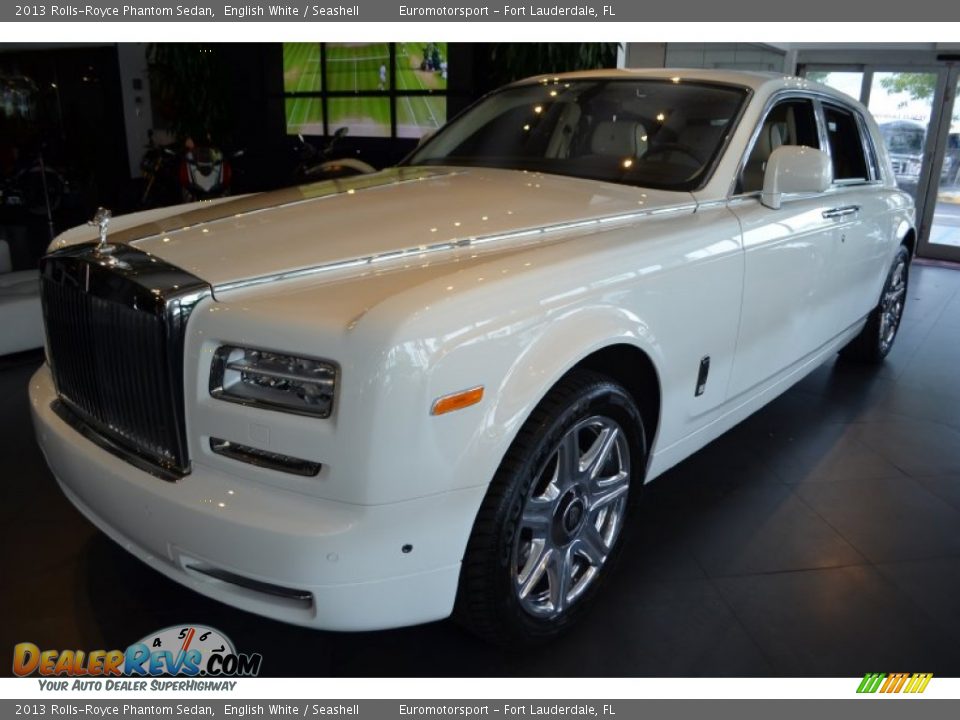 2013 Rolls-Royce Phantom Sedan English White / Seashell Photo #11