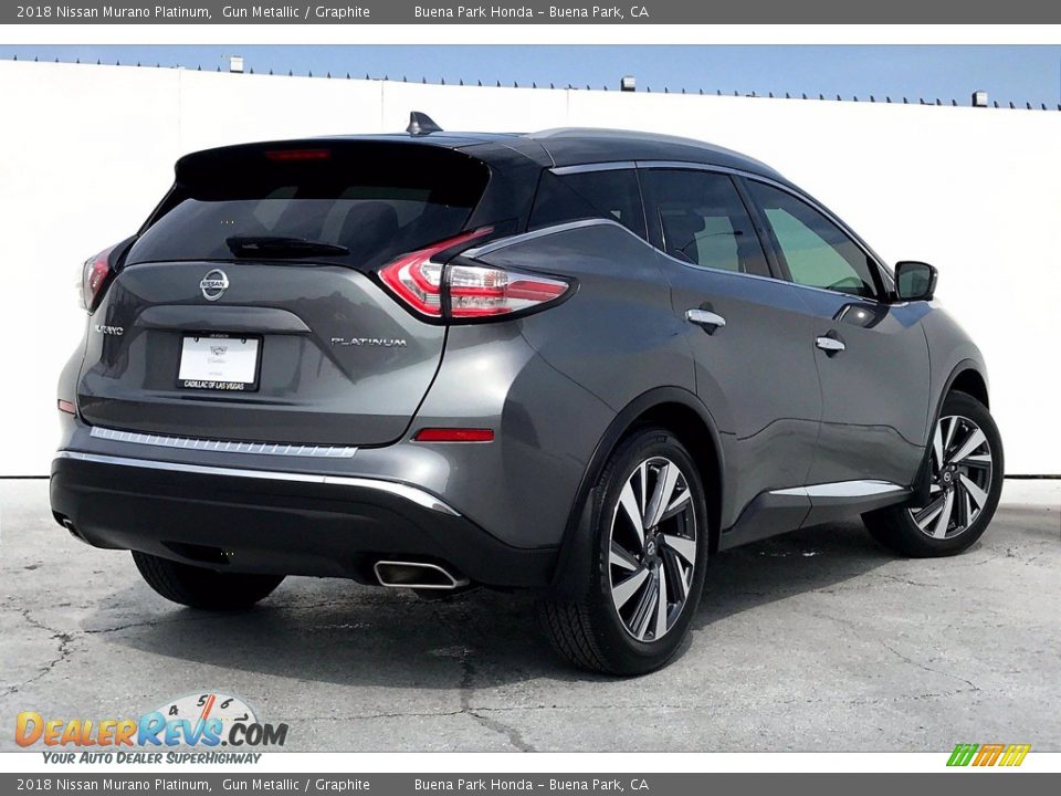 2018 Nissan Murano Platinum Gun Metallic / Graphite Photo #10