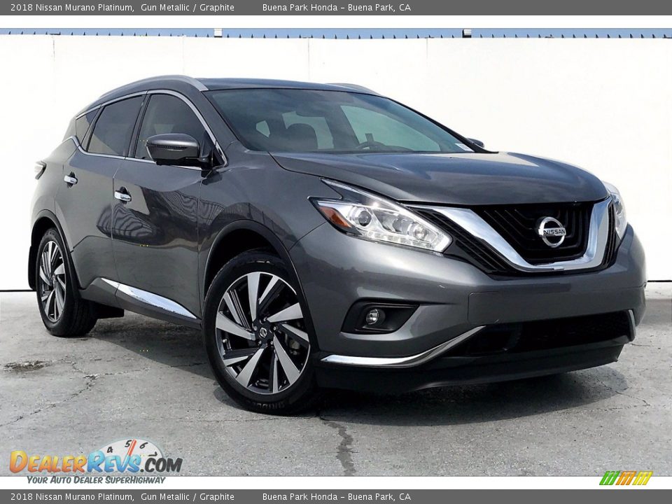 2018 Nissan Murano Platinum Gun Metallic / Graphite Photo #12