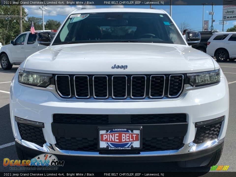 2021 Jeep Grand Cherokee L Limited 4x4 Bright White / Black Photo #2