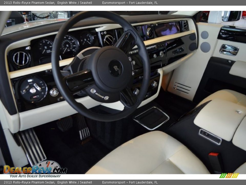 2013 Rolls-Royce Phantom Sedan English White / Seashell Photo #34