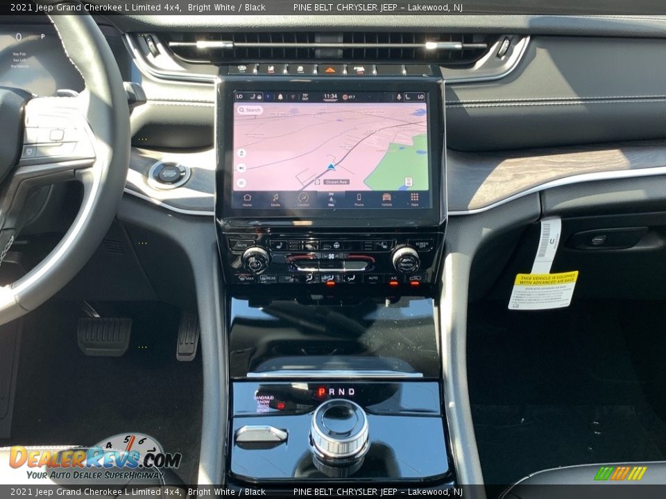 2021 Jeep Grand Cherokee L Limited 4x4 Bright White / Black Photo #7