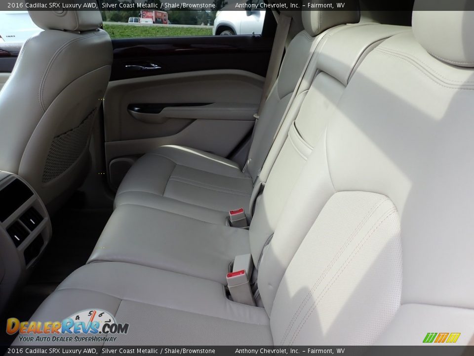 2016 Cadillac SRX Luxury AWD Silver Coast Metallic / Shale/Brownstone Photo #12
