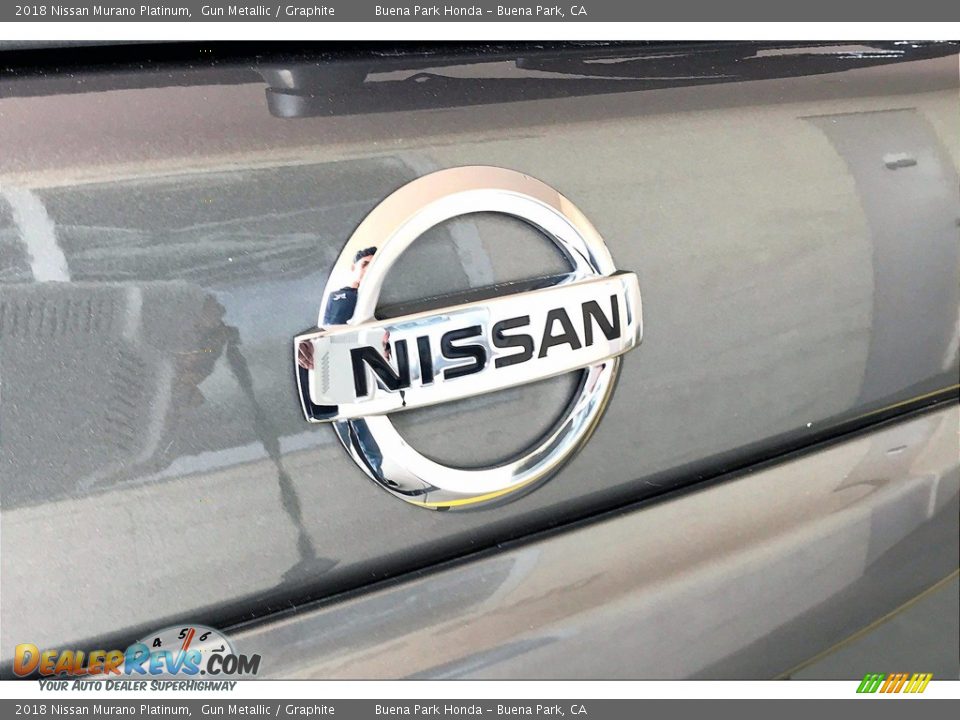 2018 Nissan Murano Platinum Gun Metallic / Graphite Photo #31
