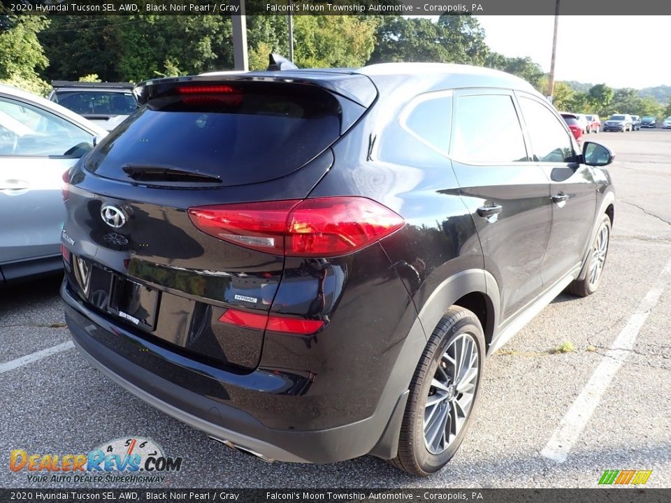 2020 Hyundai Tucson SEL AWD Black Noir Pearl / Gray Photo #3