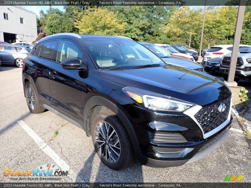 2020 Hyundai Tucson SEL AWD Black Noir Pearl / Gray Photo #4