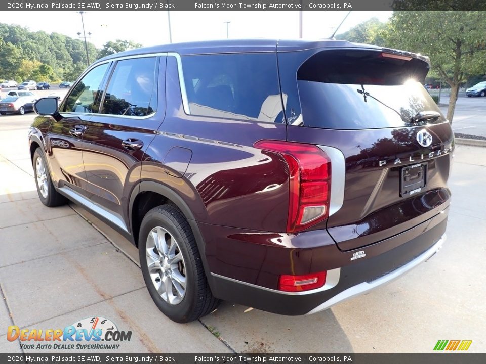 2020 Hyundai Palisade SE AWD Sierra Burgundy / Black Photo #5