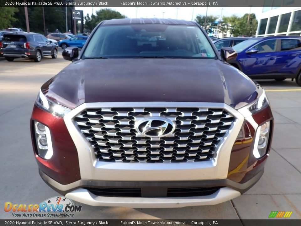 2020 Hyundai Palisade SE AWD Sierra Burgundy / Black Photo #8