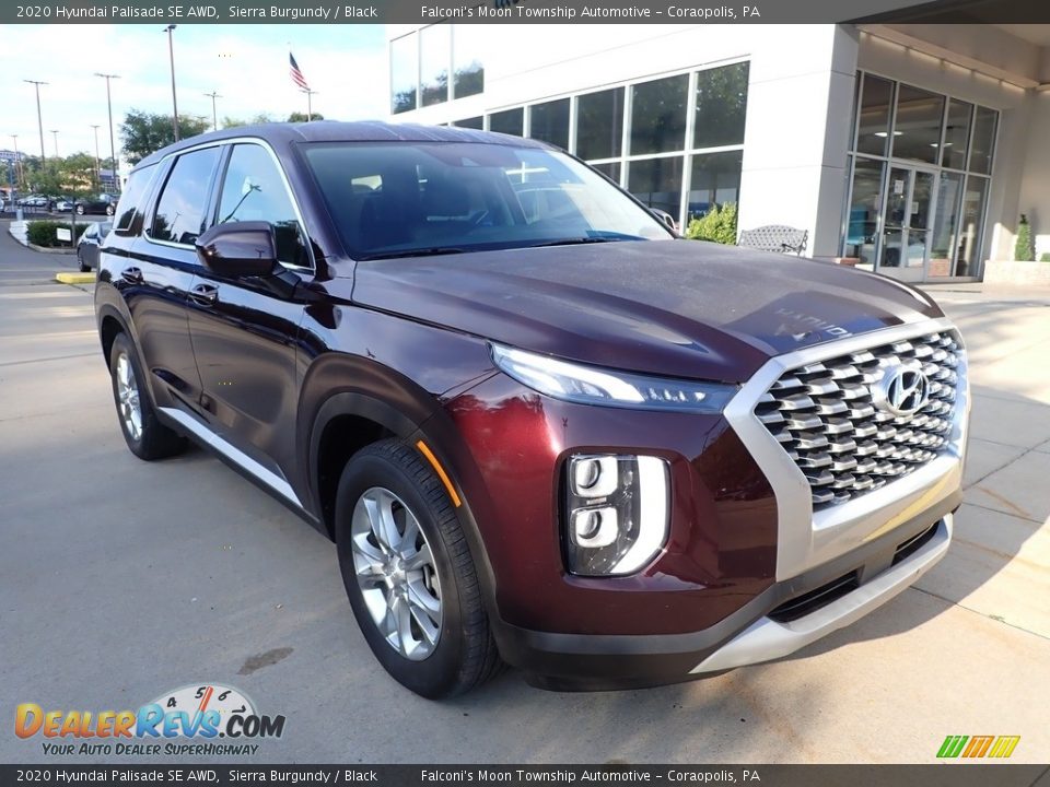 2020 Hyundai Palisade SE AWD Sierra Burgundy / Black Photo #9