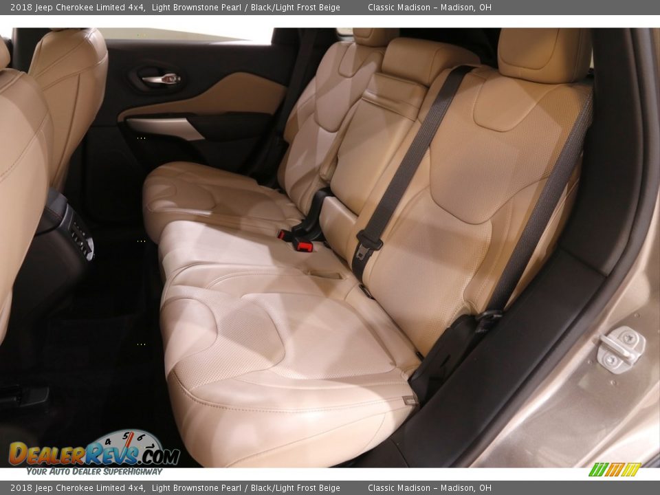 2018 Jeep Cherokee Limited 4x4 Light Brownstone Pearl / Black/Light Frost Beige Photo #20