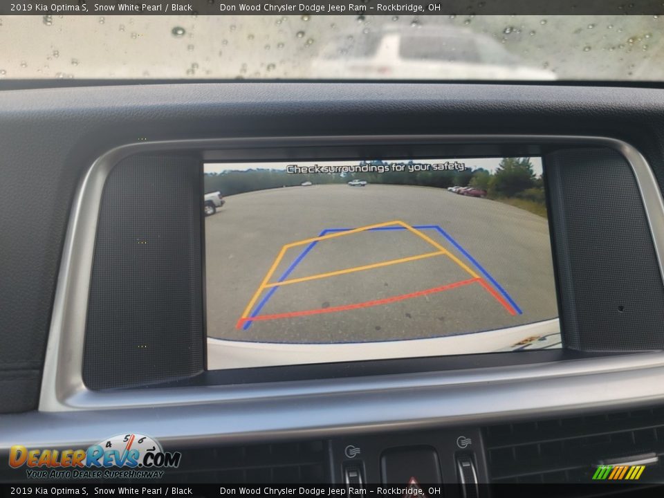 2019 Kia Optima S Snow White Pearl / Black Photo #2