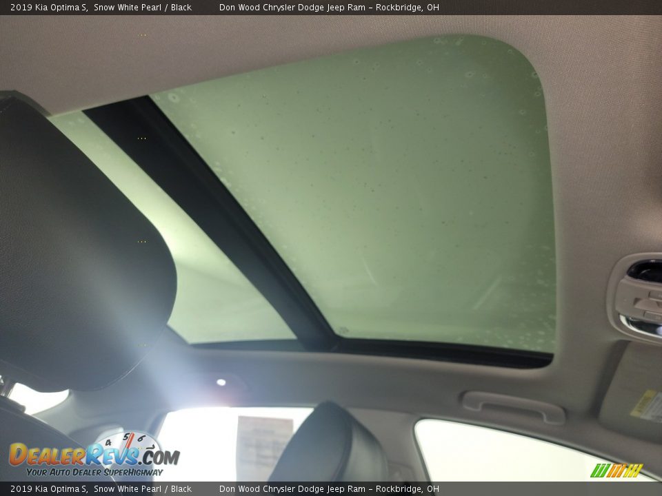 2019 Kia Optima S Snow White Pearl / Black Photo #3