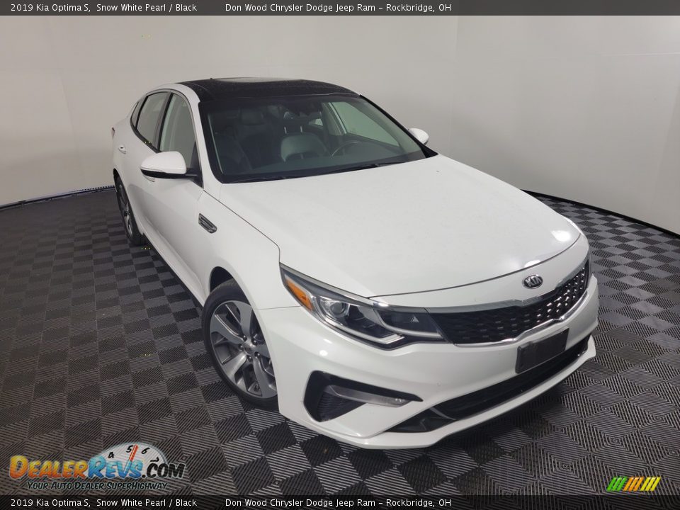 2019 Kia Optima S Snow White Pearl / Black Photo #4