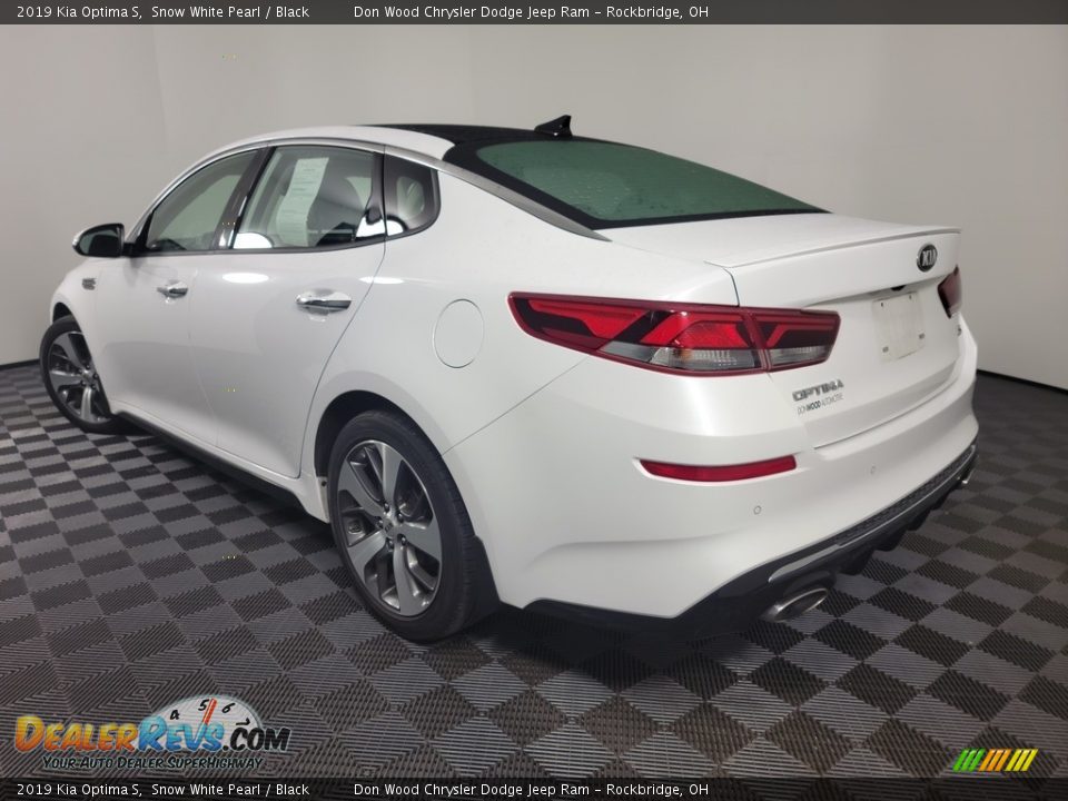 2019 Kia Optima S Snow White Pearl / Black Photo #8