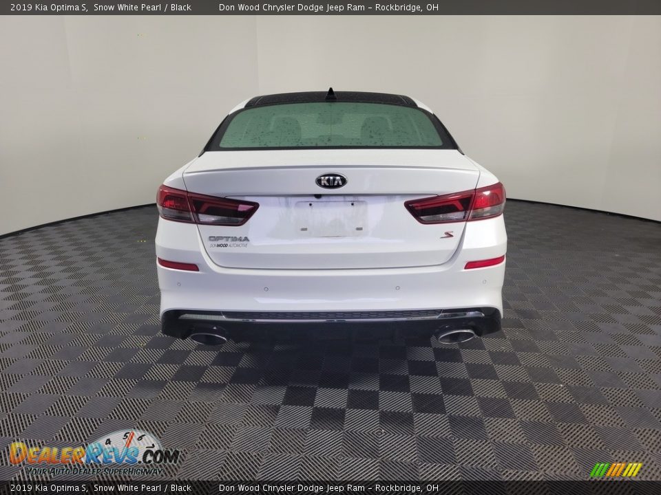 2019 Kia Optima S Snow White Pearl / Black Photo #9
