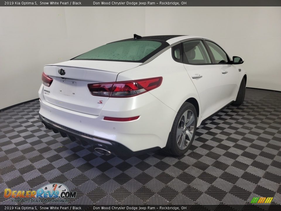 2019 Kia Optima S Snow White Pearl / Black Photo #10