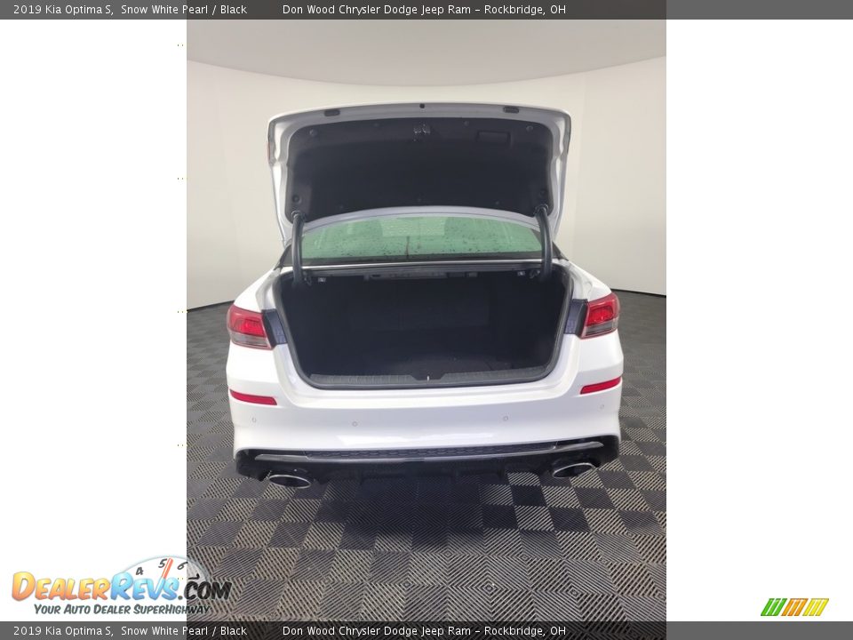 2019 Kia Optima S Snow White Pearl / Black Photo #12