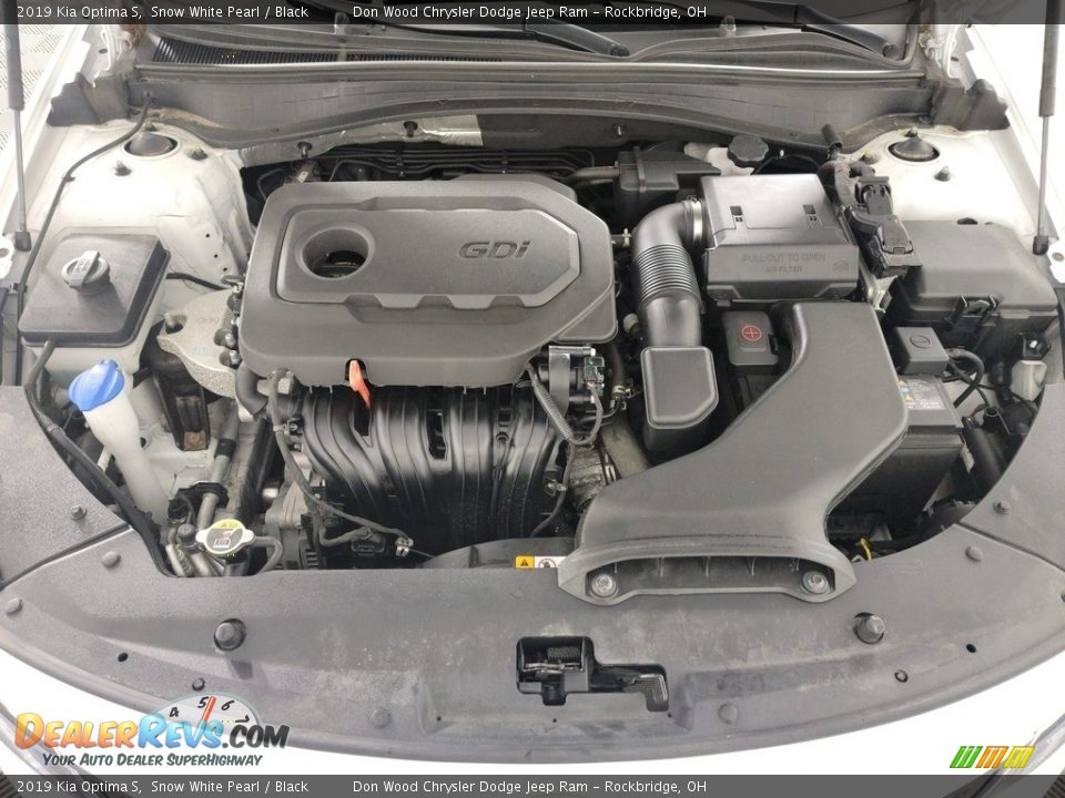 2019 Kia Optima S Snow White Pearl / Black Photo #13