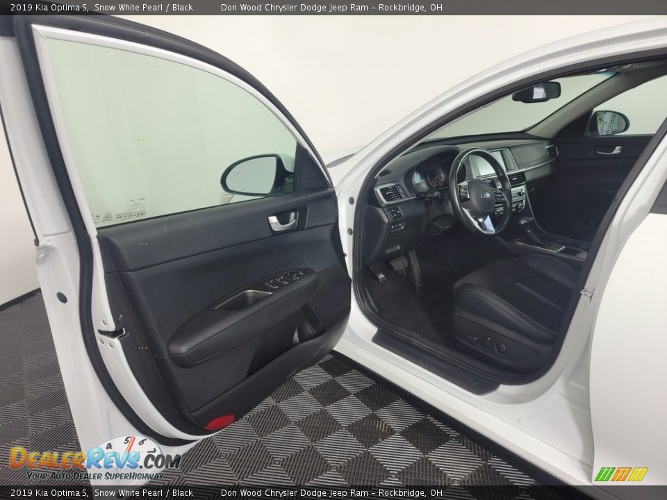 2019 Kia Optima S Snow White Pearl / Black Photo #14