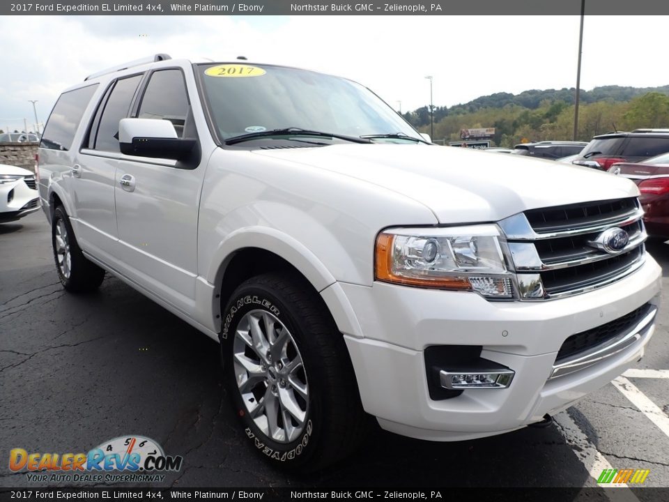 2017 Ford Expedition EL Limited 4x4 White Platinum / Ebony Photo #4