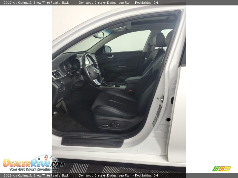 2019 Kia Optima S Snow White Pearl / Black Photo #17