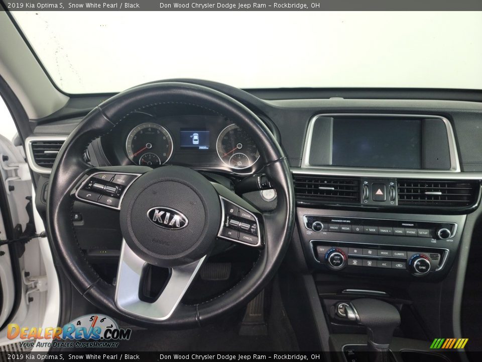 2019 Kia Optima S Snow White Pearl / Black Photo #19