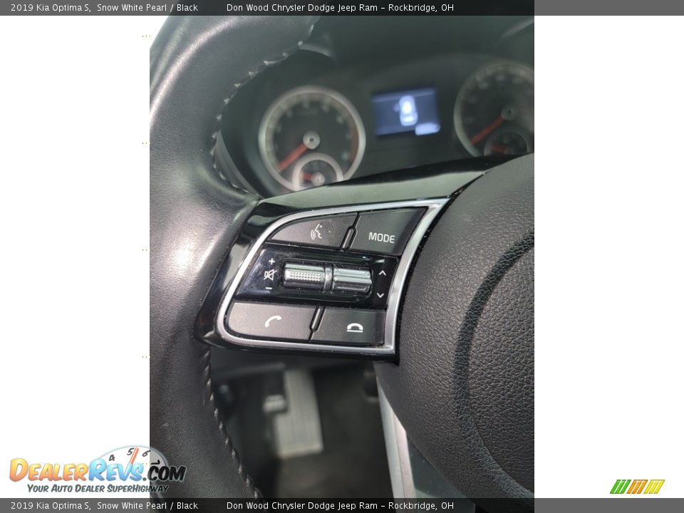 2019 Kia Optima S Snow White Pearl / Black Photo #21