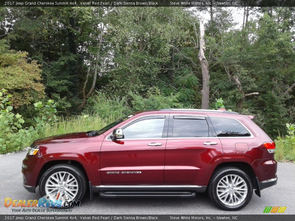 Velvet Red Pearl 2017 Jeep Grand Cherokee Summit 4x4 Photo #1