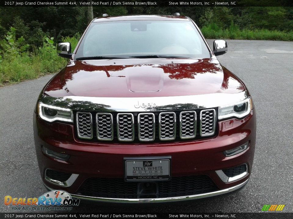 2017 Jeep Grand Cherokee Summit 4x4 Velvet Red Pearl / Dark Sienna Brown/Black Photo #3