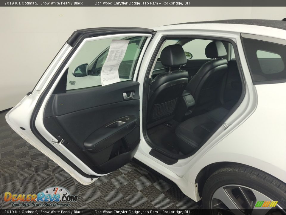 2019 Kia Optima S Snow White Pearl / Black Photo #25
