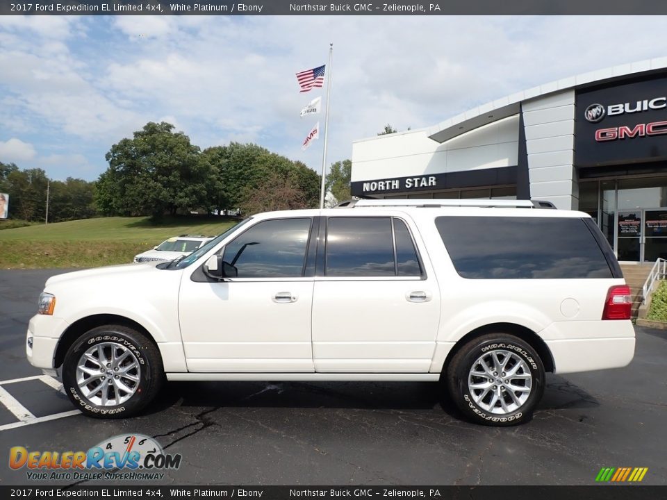 2017 Ford Expedition EL Limited 4x4 White Platinum / Ebony Photo #13