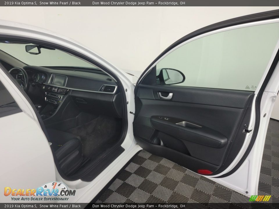 2019 Kia Optima S Snow White Pearl / Black Photo #28